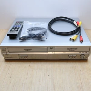 Panasonic DMR-E75VP VCR DVD Recorder/Burner-Transfer Player w/ Remote - TESTED - Picture 1 of 7