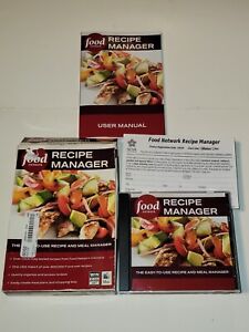 2010 Food Network Recipe Manager For PC Windows 7 Easy To Use Nova Development