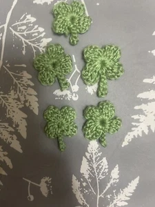 Crochet 4 Leaf Clover 5 Count - Picture 1 of 1
