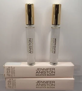 Jennifer Aniston Set of 2 Solstice Bloom EDP Rollerballs (0.33 oz./10 mL). NIB. - Picture 1 of 5