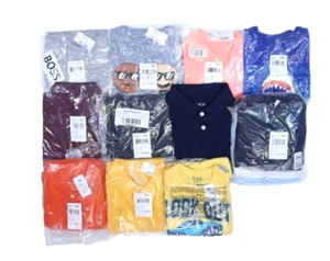 The Children's Place Bulk Lot Of 18 Boys Size Small 5/6 Mixed Season Tops Shirts - Picture 1 of 7