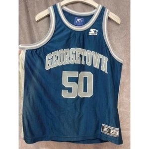 1996 Starter Georgetown Hoyas Othella Harrington Autographed Jersey 46 Medium - Picture 1 of 14