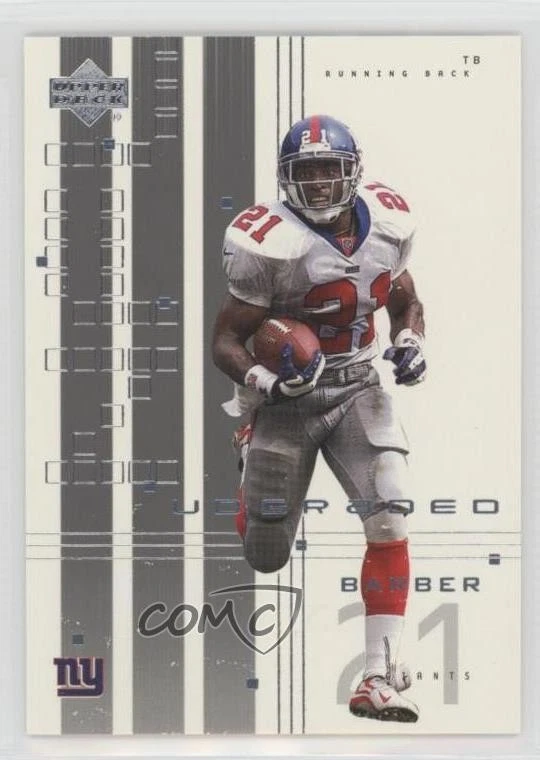 2000 UD Graded Missing Serial Number Tiki Barber #55 - Image 1 of 2