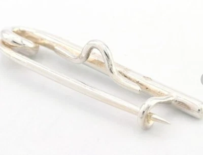 Broche Hermes Pin Plata Usado Foto 1 de 4