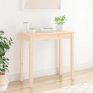 Console Table Hallway Side End Table Tea Accent Table Solid Wood Pine vidaXL - Picture 1 of 30
