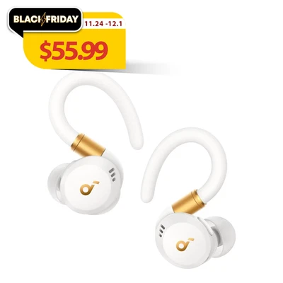 soundcore Sport X20 True-Wireless Workout Earbuds Sport Headphone Rotatable Hook - Image 1 of 4