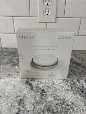 Knocki Edición Limitada Firmado Usa Cualquier Superficie para Controlar Dispositivos Hogar Inteligente Foto 1 de 4