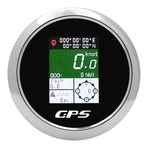 Velocímetro GPS Digital 85mm Odómetro Medidor de Velocidad Nudo Mph Km/h para Coche Barco Kit - Imagen 1 de 8