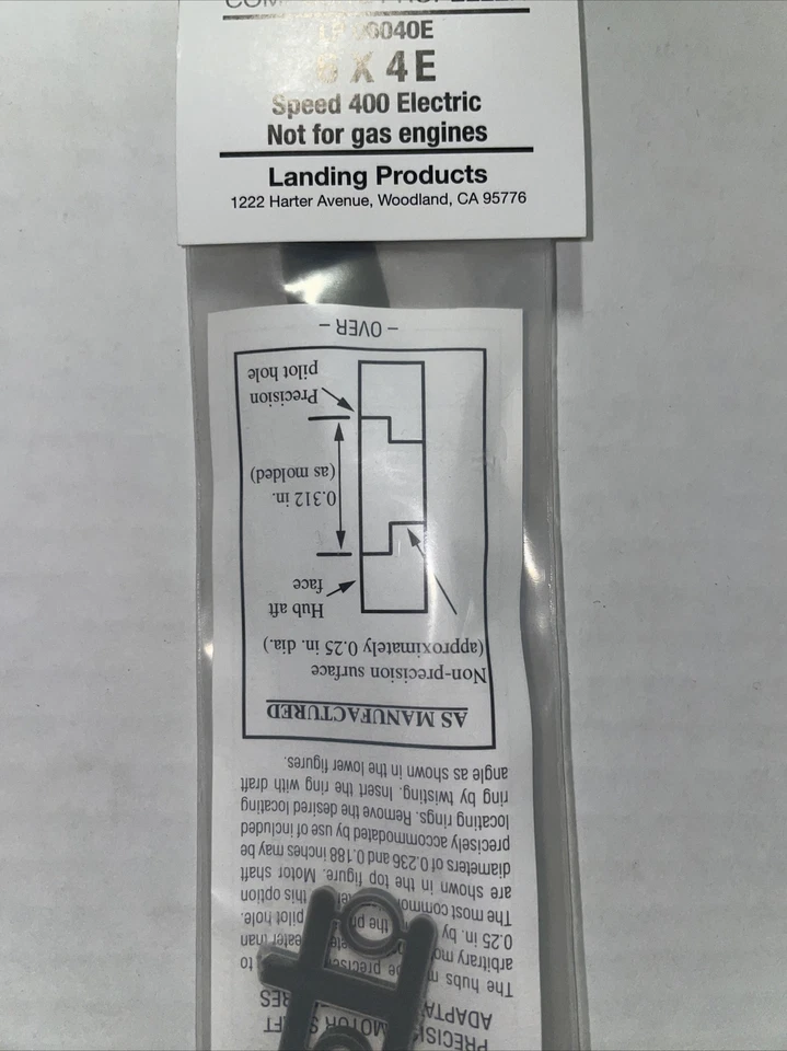 APC 6x4e Speed 400 Electric Airplane Propeller