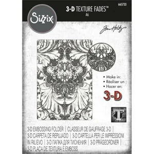 Carpeta en relieve de textura 3D Damasco de Tim Holtz - Imagen 1 de 2