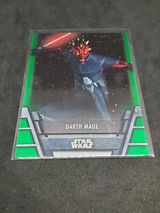 Star Wars Topps Holocron 2020 Green Parallel Insert Card N-16 Darth Maul - Picture 1 of 1