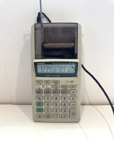 Casio HR-8TE Tax & Exchange Printing Calculator with AC Adapter - Tested - Picture 1 of 3
