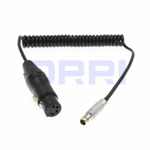 3-Pin Fischer Male to 4-Pin XLR Female Power Cable for ARRI Alexa Camera - Picture 1 of 4