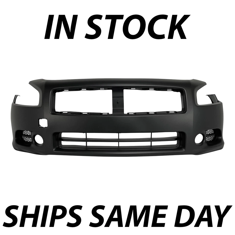 NEW Primered - Front Bumper Cover Fascia Replacement for 2009-2014 Nissan Maxima Foto 1 de 4