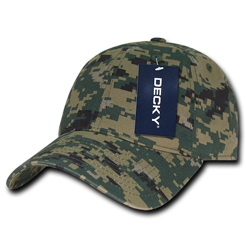 Chapéu Decky unissex 6 painéis perfil baixo camuflado descontraído pai - 216 - Imagem 1 de 1