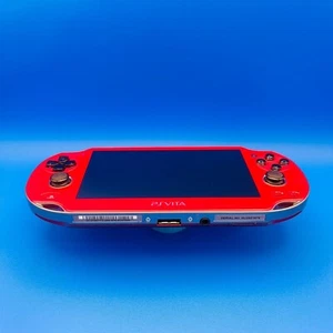 Consola japonesa SONY PSVita PCH-1000 edición Soul Sacrifice roja probada funcionando - Imagen 1 de 7