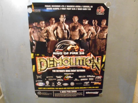 MMA Ring of Fire 36 - Two Autographs Cover