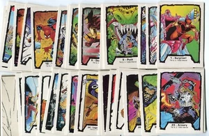 1990 Marvel The Jim Lee Trading Card COMPLETE SET 1-45 Wolverine Spider-Man +++ - Picture 1 of 1