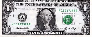 $1.00 Federal Reserve Note Series 2006 Boston - Picture 1 of 2