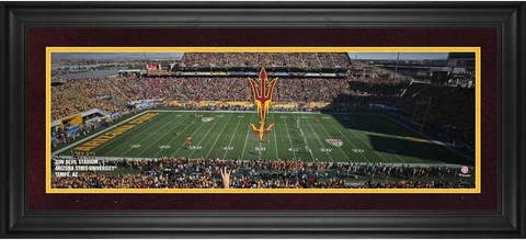 Arizona State Sun Devils Framed 10x30 Sun Devil Stadium Panoramic Photo Cover