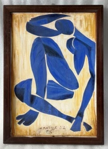 Bellas artes, pintura fauvista rara - mujer, pintura firmada, Henri Matisse 82 - Imagen 1 de 4