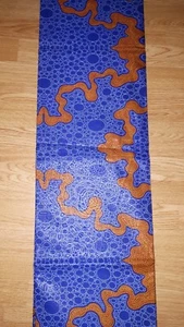 African Wax Print Fabric Ankara For Sewing & Crafting (6 Yards) - Picture 1 of 3