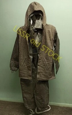 Soviet KR-3 Rocket Troops Protective Uniform Set Size 3 and 4 Dated 1987, USSR - Image 1 of 4