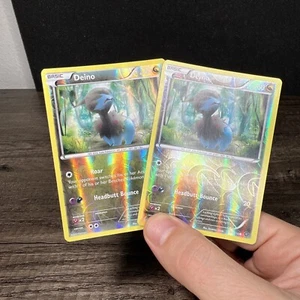 Deino 84/114 Steam Siege Reverse Holo Pokemon Card 2 - Picture 1 of 4