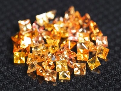 天然矿 - 3.1-3.2 毫米 王后黄色蓝宝石 — 第 1/2 张图片