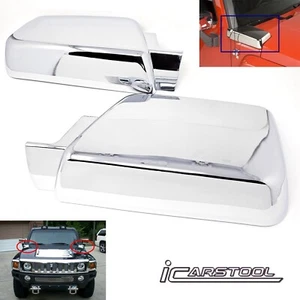 Chrome Plated Hood Air Intake Top Trim Cover Cap Molding For 2006-2010 HUMMER H3 - Picture 1 of 22