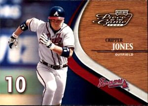 2002 Playoff Piece of the Game #4 Chipper Jones ATLANTA BRAVES