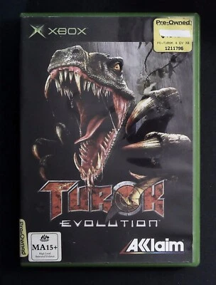 Z0371 Xbox Turok Evolution preowned game with booklet - Image 1 of 4