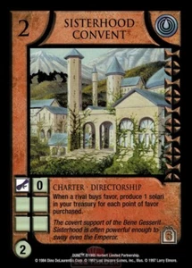 Dune CCG - Eye of the Storm SISTERHOOD CONVENT M/GEM MINT Tip Top Shelf - Picture 1 of 1
