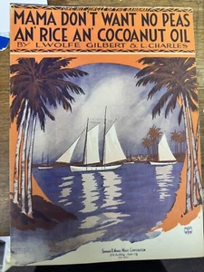 B Too Cool Exotic 1932 Noten MAMA DON’T WANT NO PEAS AN’ RICE - Bild 1 von 1