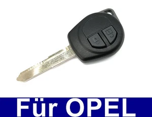 2 botones coche llave carcasa en blanco con botones de goma para Opel Agila - Imagen 1 de 3