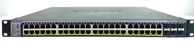 Netgear ProSafe GS752TPS Gigabit PoE Ethernet Rack Smart Switch 48x RJ-45 6x SFP - Bild 1 von 4