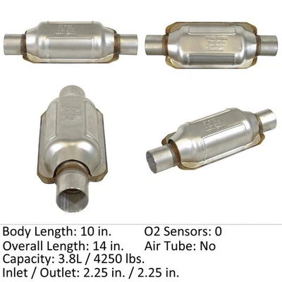 Se adapta a convertidor catalítico oriental universal P N 70258 Foto 1 de 2