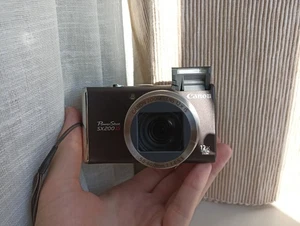 š„Canon PowerShot SX200 IS Black 12.1MP digital compact camerš„WORKing FULL set - Picture 1 of 7
