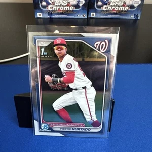 2024 Bowman Chrome - Prospects Victor Hurtado #BCP-223 (RC) - Picture 1 of 2