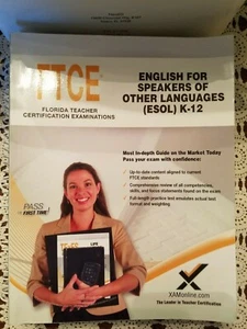2017 FTCE Englisch für Sprecher anderer Sprachen (ESOL) K-12 (047) (Taschenbuch) - Bild 1 von 4