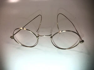 Brille, goldgefüllter Drahtrahmen, Vintage 1/10 12k AAA1 - Bild 1 von 8