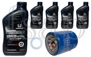 Genuine Full Synthetic Honda oil change kit for 2010 Honda Accord Crosstour 3.5L - Picture 1 of 4