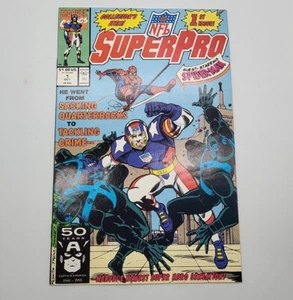 Cómic Marvel SuperPro nº 1 NFL Spiderman 1991 - Imagen 1 de 6