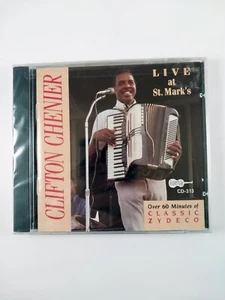 Clifton Chenier – Live At St. Mark's (CD, 1989) Arhoolie - CD 313 - Sealed - Picture 1 of 3