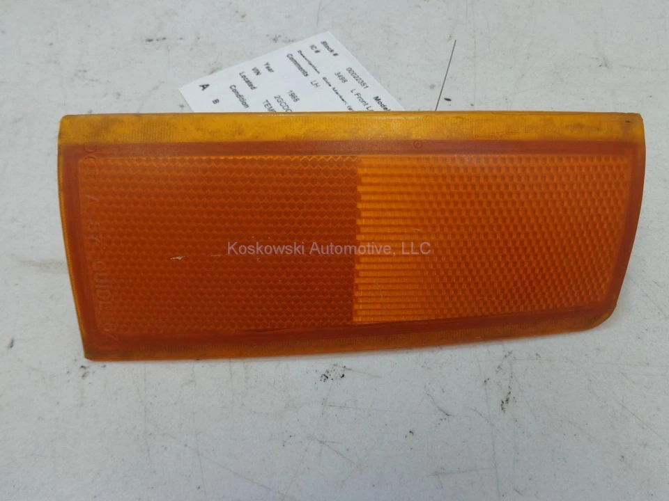 Lâmpada marcador lateral esquerda 88 Chevy C1500 farol único lado do motorista 5974341  - Imagem 1 de 1