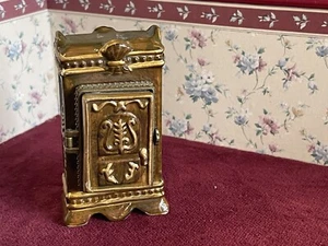 Vintage Porcelain Religious Gold Trinket Box - Picture 1 of 9