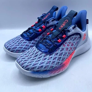 Under Armour Curry Flow 9 Rise and Grind Sneaker 3025684-405 Mens Size 11 NEW - Picture 1 of 11