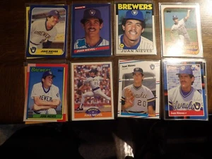 JUAN NIEVES 19 CARD LOT 4 ROOKIE CARDS JN1 - Picture 1 of 6