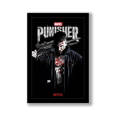 THE PUNISHER - 11x17 Framed Movie Poster by Wallspace