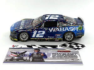 Ryan Blaney 2024 Wabash Pocono 7/14 Race Win 1:24 Nascar Diecast - Imagen 1 de 4